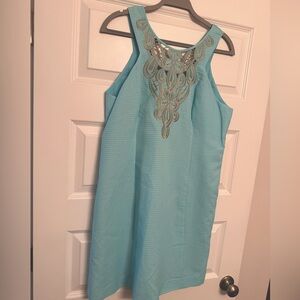 Lilly Pulitzer Largo Shift Dress in light blue